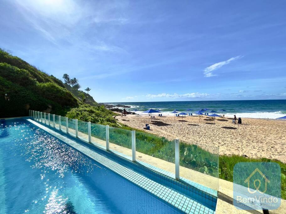 Apartamento Completo Com Vista Mar E Pe Na Areia Salvador Extérieur photo